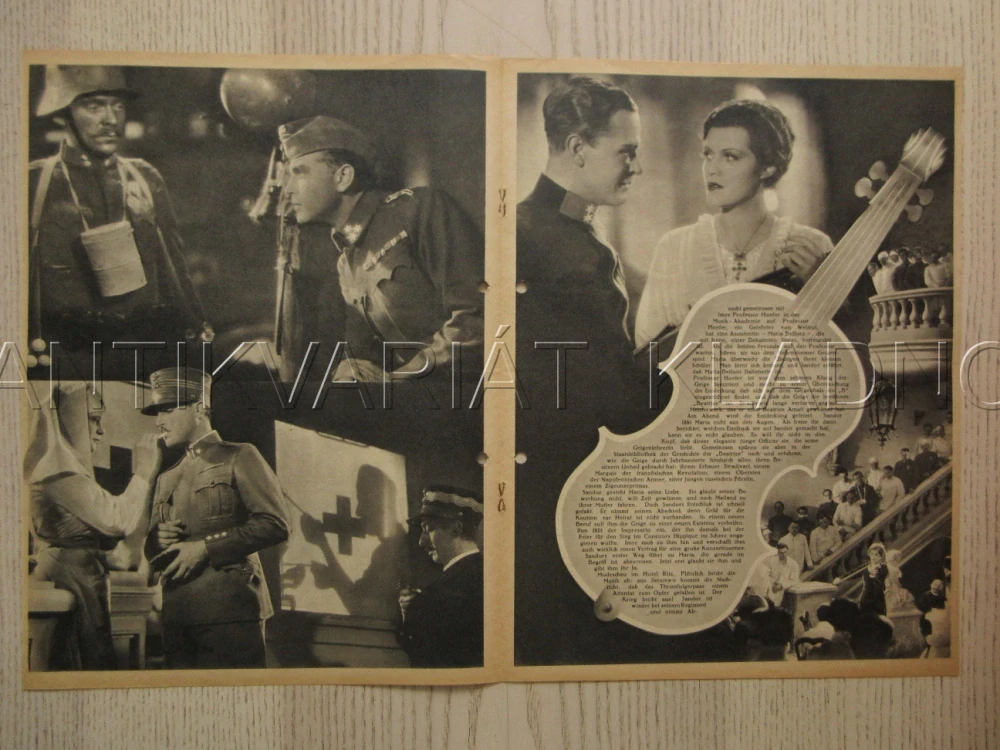 STRADIVARI, R: C. V. BOLVARY, G. FRÖHLICH, S. SCHMITZ, FILM KURIER Č. 2347