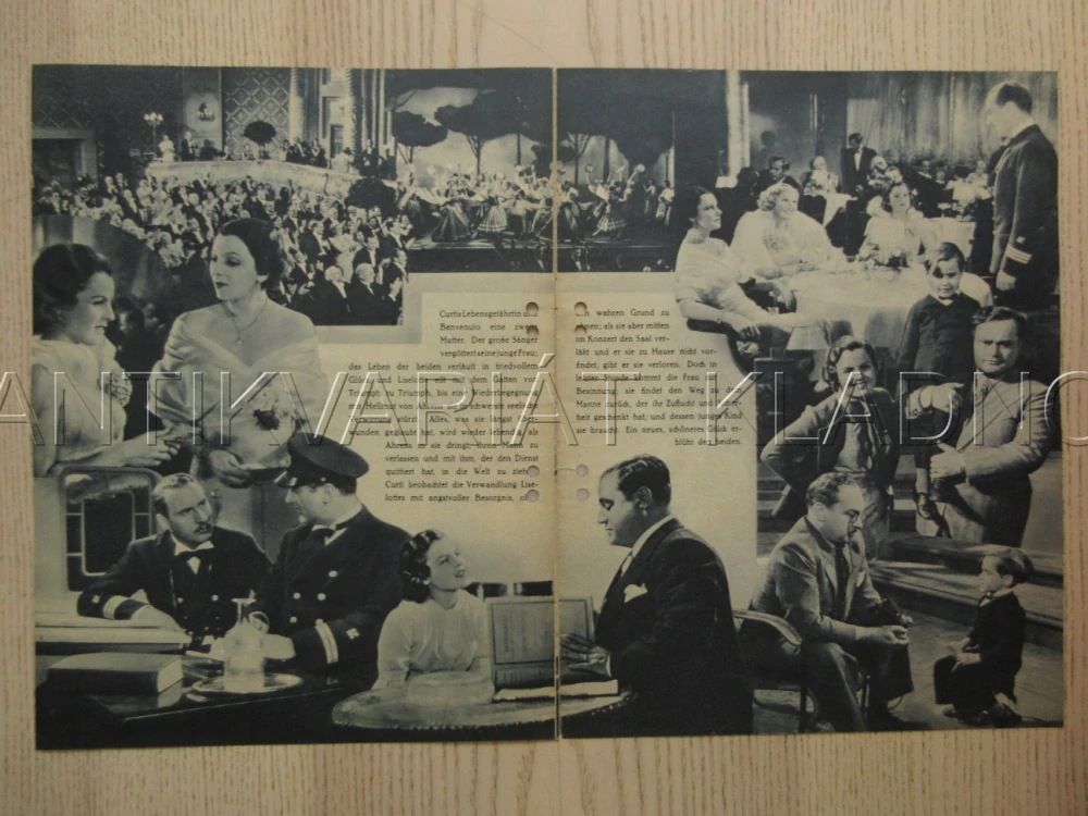 NEZAPOMEŇ NA MNE, R: A. GENINA, B. GIGLI, P. BOSSE, FILM KURIER Č. 2352