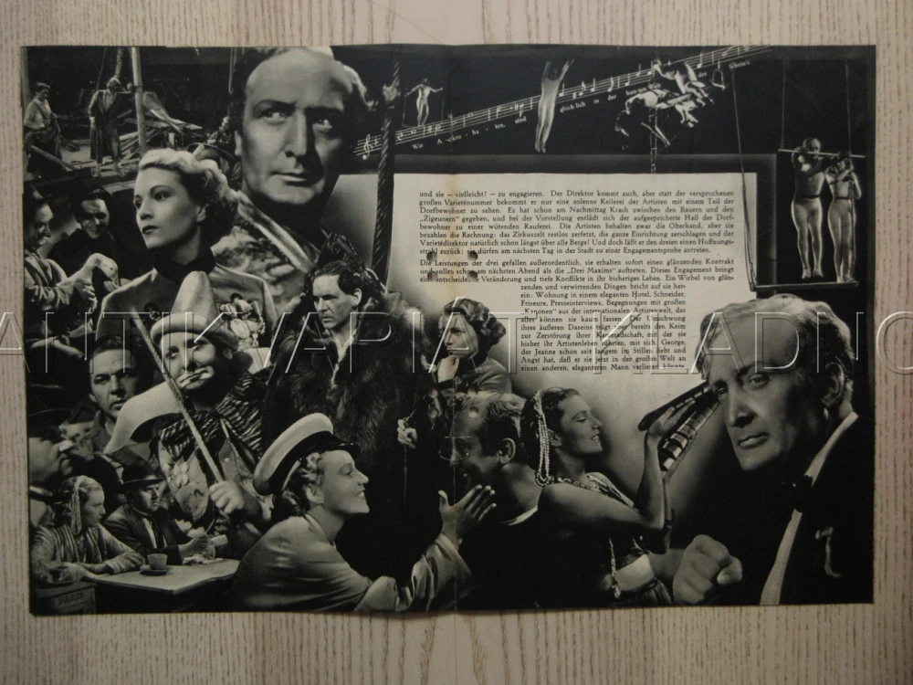 VARIETÉ, H. ALBERS, ANNABELLA, A. HÖRBIGER, FILM KURIER Č. 2358