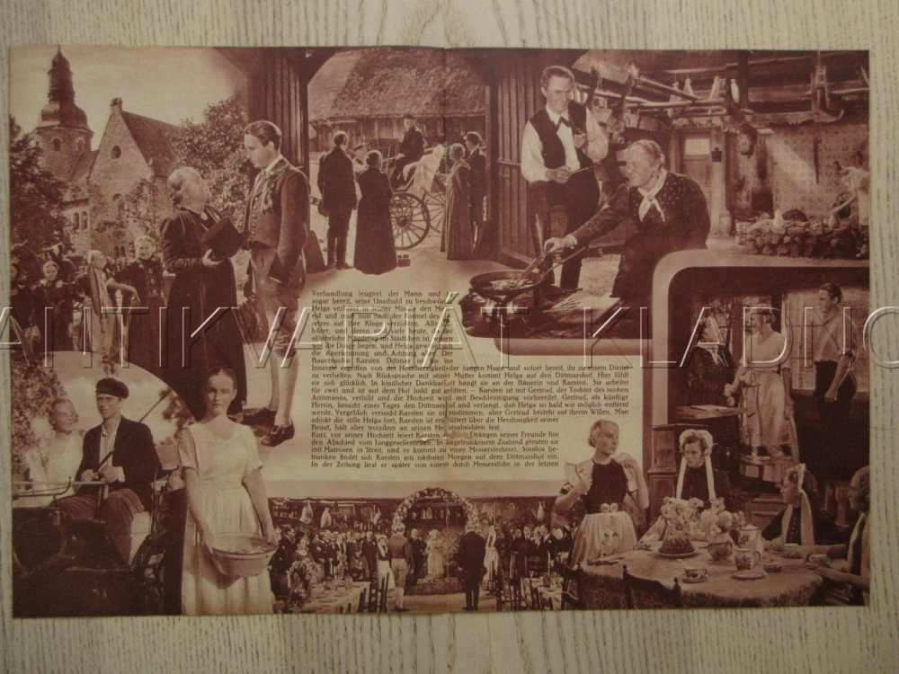 DAS MÄDCHEN VOM MOORHOF, R: D. SIERCK, H. KNOTECK, E. FRANK, FILM KURIER Č. 2370