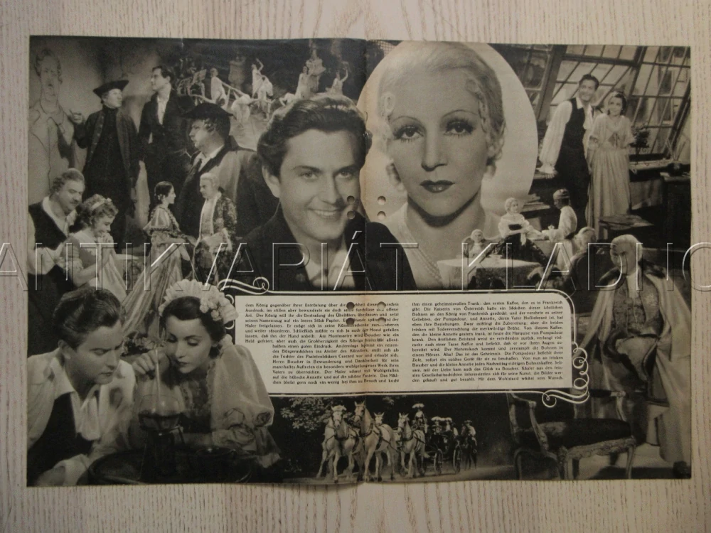 MARKÝZA POMPADOUR, R: W. SCHMIDT-GENTNER, L. SLEZAK, W. EICHBERGER, FILM KURIER Č. 2385