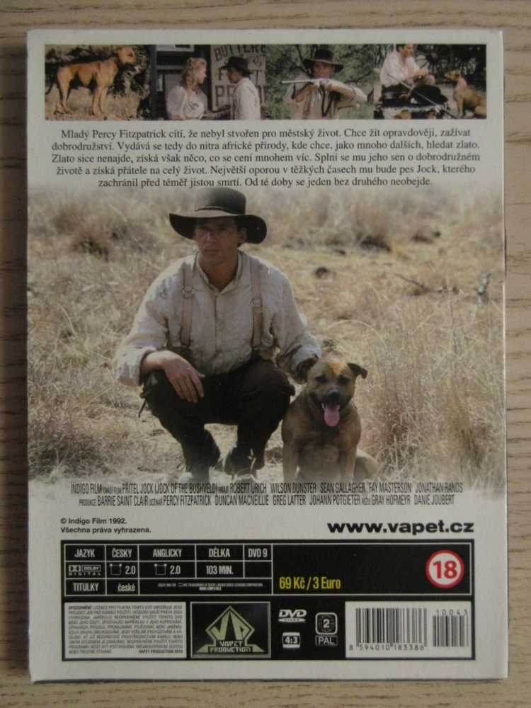 PŘÍTEL JOCK, R. URICH. W. DUNSTER, DVD FILM