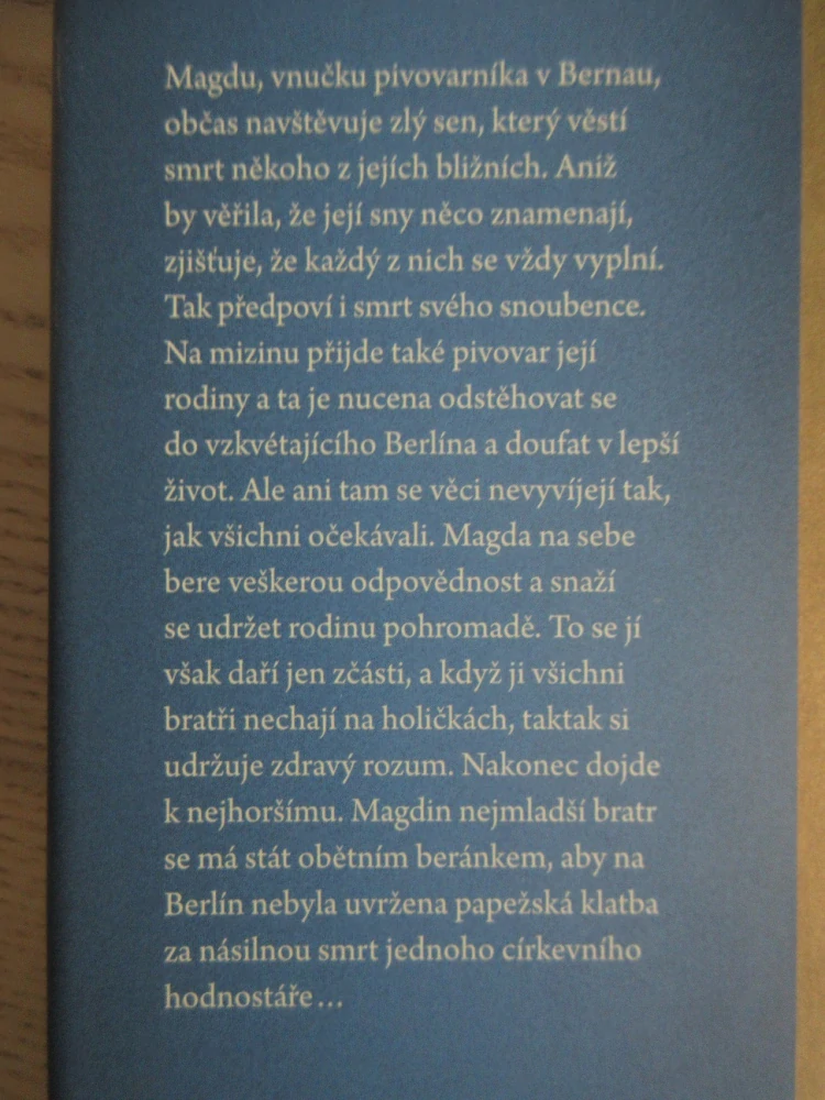 DÍVKA Z BERNAU, CHARLOTTE LYNE, **an