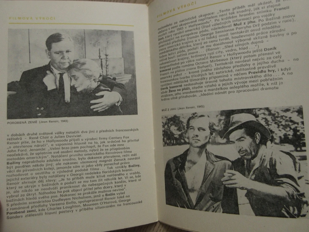 PONREPO: PROMÍTACÍ SÍŇ ČS. FILMOVÉHO ÚSTAVU, J. RENOIR, E. KAZAN, **an