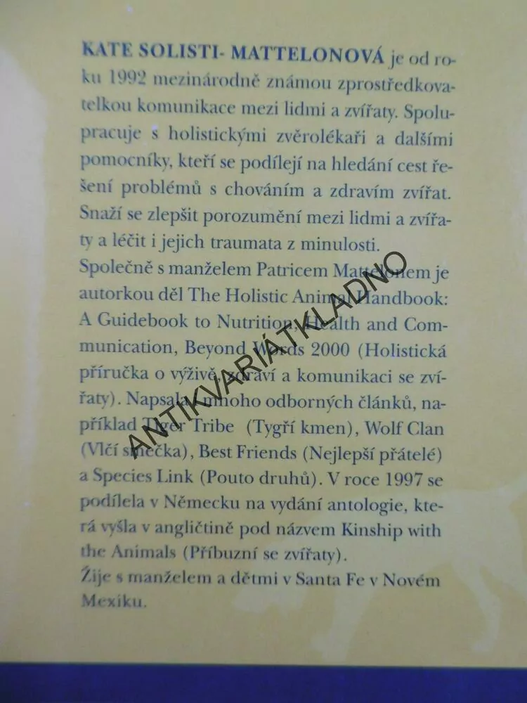 HOVORY SE PSEM, NÁHLED DO PSÍ DUŠE, SOLISTI-MATTELONOVÁ,PES, **an