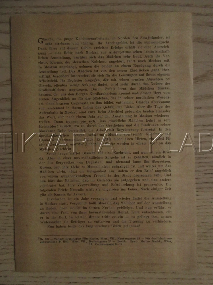 POZNALI SE V MOSKVĚ, M. LADYNINA, V. ZELDIN, Z. ŽUKOVA, FILM SSSR, FILM KURIER VBŠ Č. 107