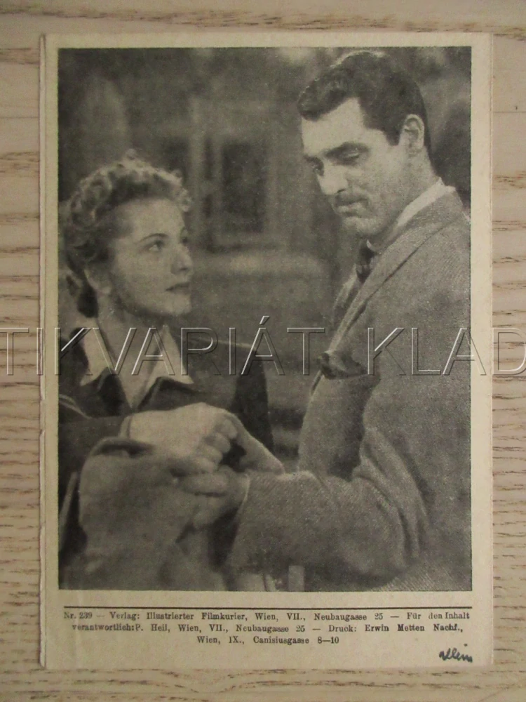 PODEZŘENÍ, C. GRANT, J. FONTAINE, N. BRUCE, FILM USA, FILM KURIER VBŠ Č. 239