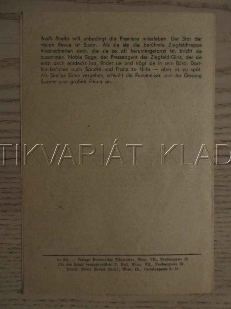 ZIEGFELD GIRL, J. STEWART, J. GARLAND, L. TURNER, FILM USA, FILM KURIER VBŠ Č. 241