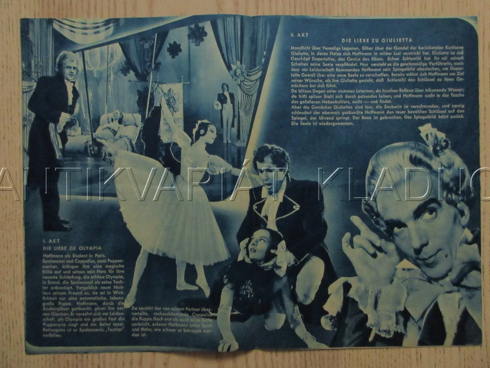 HOFFMANNOVY POVÍDKY, M. SHEARER, R. ROUNSEVILLE, J. FORD, FILM VB, FILM KURIER VBŠ Č. 1003