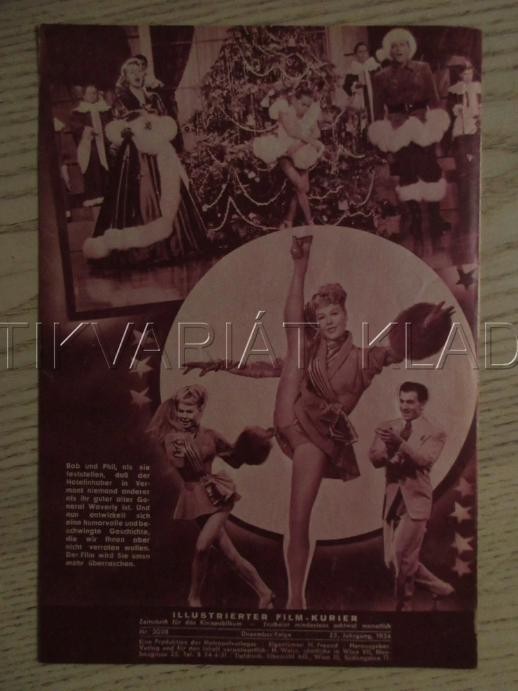 BÍLÉ VÁNOCE, B. CROSBY, D. JAGGER, R. CLOONEY, FILM USA, FILM KURIER VBŠ Č. 1957