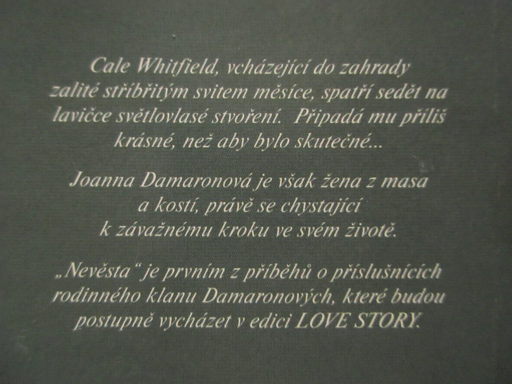 DAMARONOVÉ: NEVĚSTA, FAYRENE PRESTON, **an