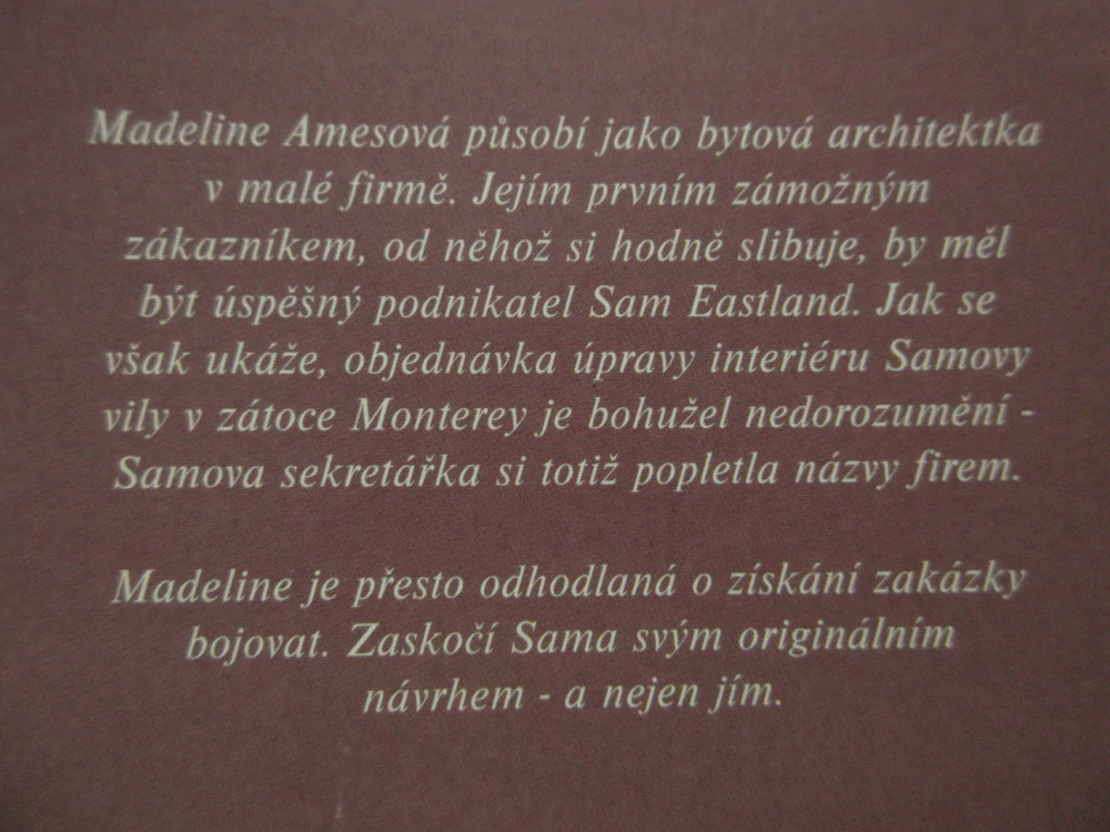 MĚSÍC NAD MONTEREY, SALLY GOLDENBAUM, **an