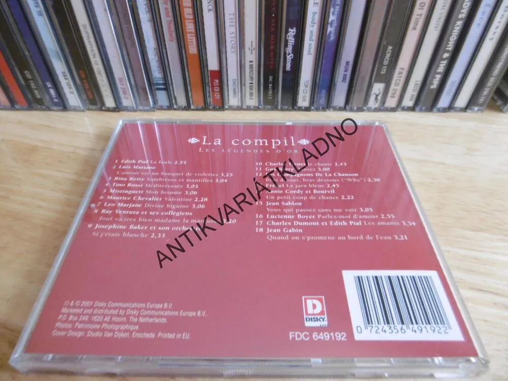 LA COMPIL, LES LEGENDES D´OR, CD
