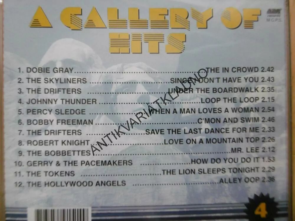 A GALLERY OF HITS, CD