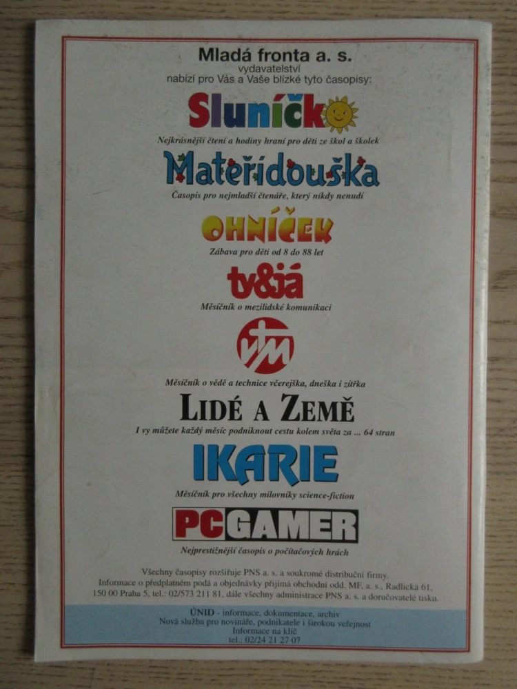 IKARIE, MĚSÍČNÍK SCIENCE FICTION, 6/2000, **an 