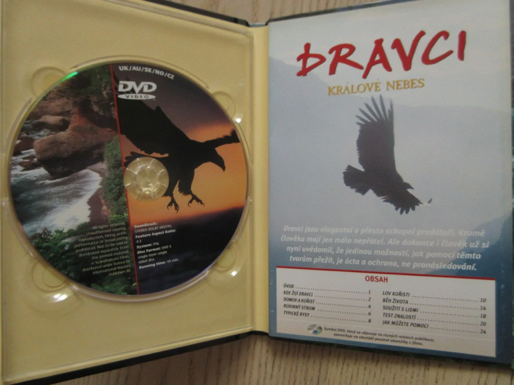 DRAVCI, KRÁLOVÉ NEBES, DVD FILM DOKUMENT