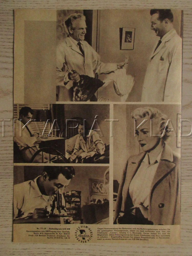 NE JAKO CIZINEC, O. DE HAVILLAND, R. MITCHUM, F. SINATRA, FILM USA, FILM KURIER VBŠ Č. 111/57