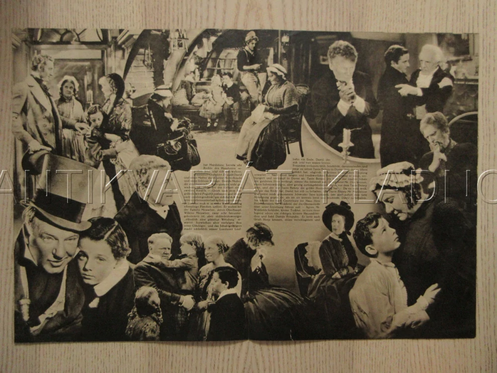 DAVID COPPERFIELD, E. ALLAN, H. MUNDIN, F. LAWTON, FILM USA, FILM KURIER VBŠ Č. 2403