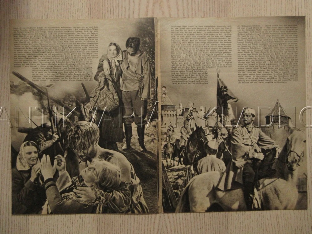 DER KURIER DES ZAREN, A. WOHLBRÜCK, L. HOFLICH, M. ANDERGAST, FILM SRN?, FILM KURIER VBŠ Č. 2427