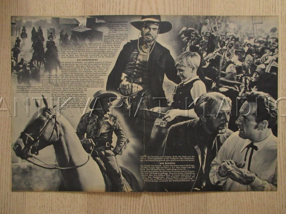 KRÁL KALIFORNIE, L. TRENKER, W. KUNIG, E. AULINGER, FILM SRN, FILM KURIER VBŠ Č. 2494