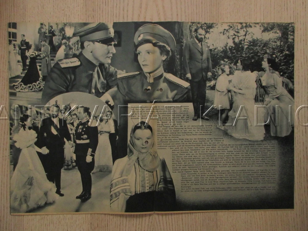 MARJA VALEVSKÁ, P. PETERSEN, M. ANDERGAST, E. DUMCKE, FILM RAKOUSKO, FILM KURIER VBŠ Č. 2514