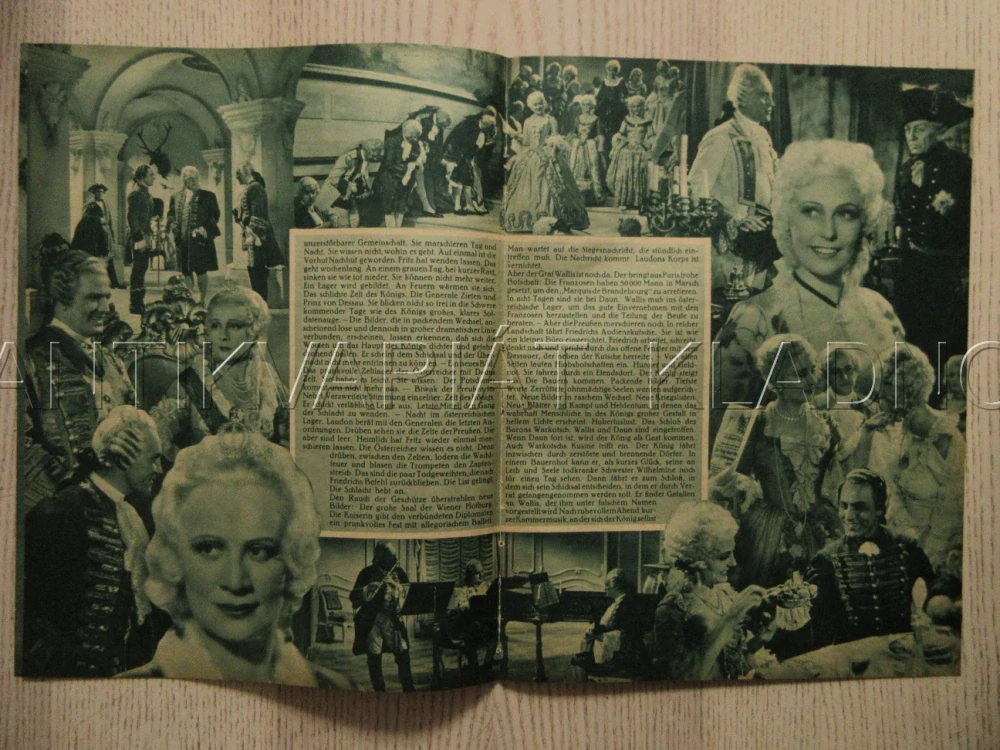 FRIDERICUS, O. GEBUHR, H. KORBER, LIL DAGOVER, FILM SRN, FILM KURIER VBŠ Č. 2558