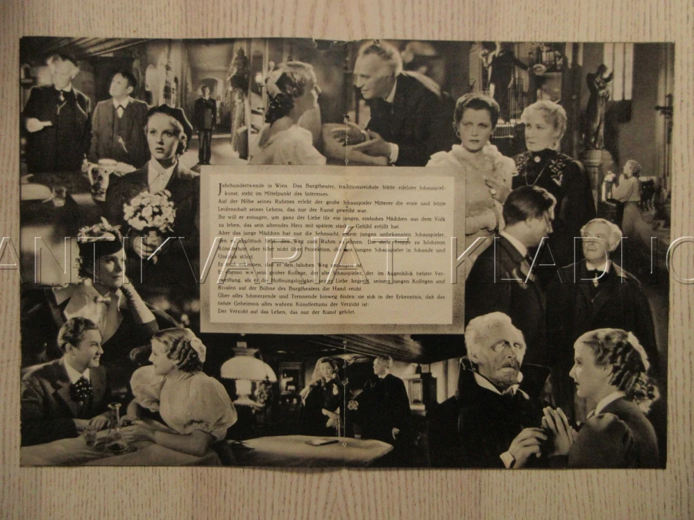 DVORNÍ DIVADLO, W. FORST, W. EICHBERGER, O. W. FISCHER, FILM RAKOUSKO, FILM KURIER VBŠ Č. 2561