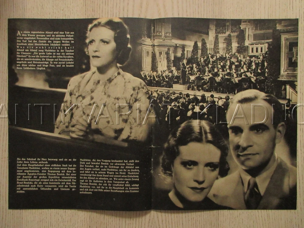 NEZNÁMÁ, S. SCHMITZ, J. GALLAND, C. JÜRGENS, FILM SRN, FILM KURIER VBŠ Č. 2563