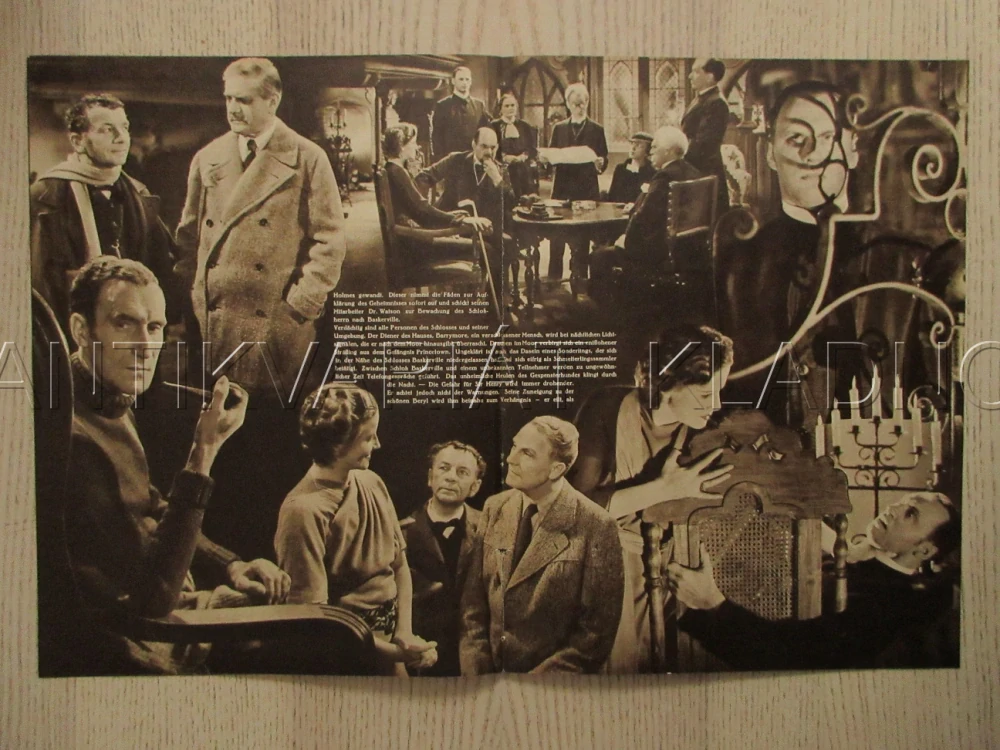 PES BASKERVILLSKÝ, R: K. LAMAČ, P. VOSS, F. KAYSSLER, FILM SRN, FILM KURIER VBŠ Č. 2571