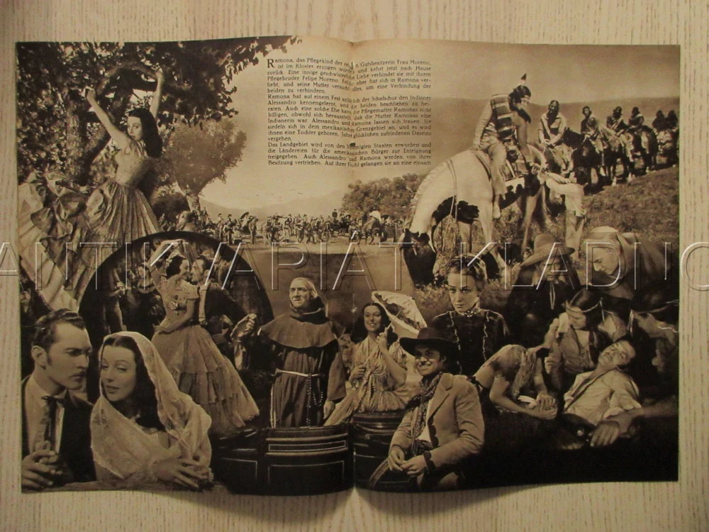RAMONA, L. YOUNG, D. AMECHE, K. TAYLOR, FILM USA, FILM KURIER VBŠ Č. 2603