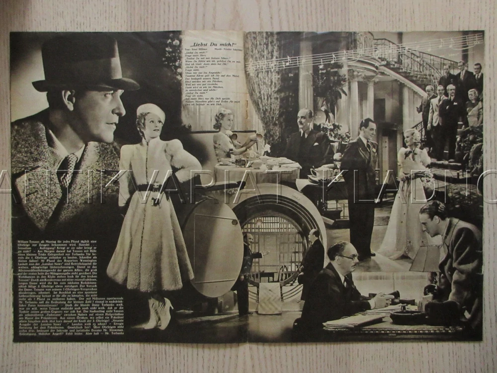 SEDM POLÍČKŮ, A. ABEL, L. HARVEY, W. FRITSCH, FILM SRN, FILM KURIER VBŠ Č. 2646