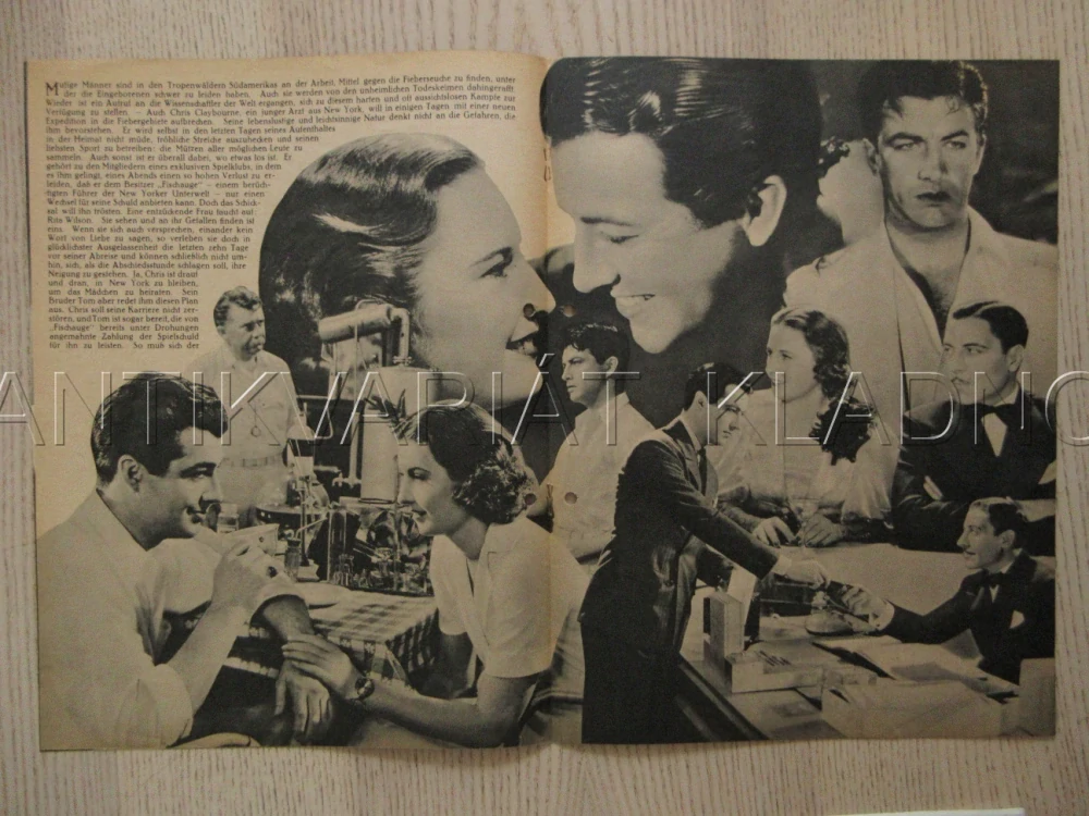HIS BROTHER'S WIFE, B. STANWYCK, R. TAYLOR, J. HERSHOLT, FILM USA, FILM KURIER VBŠ Č. 2676