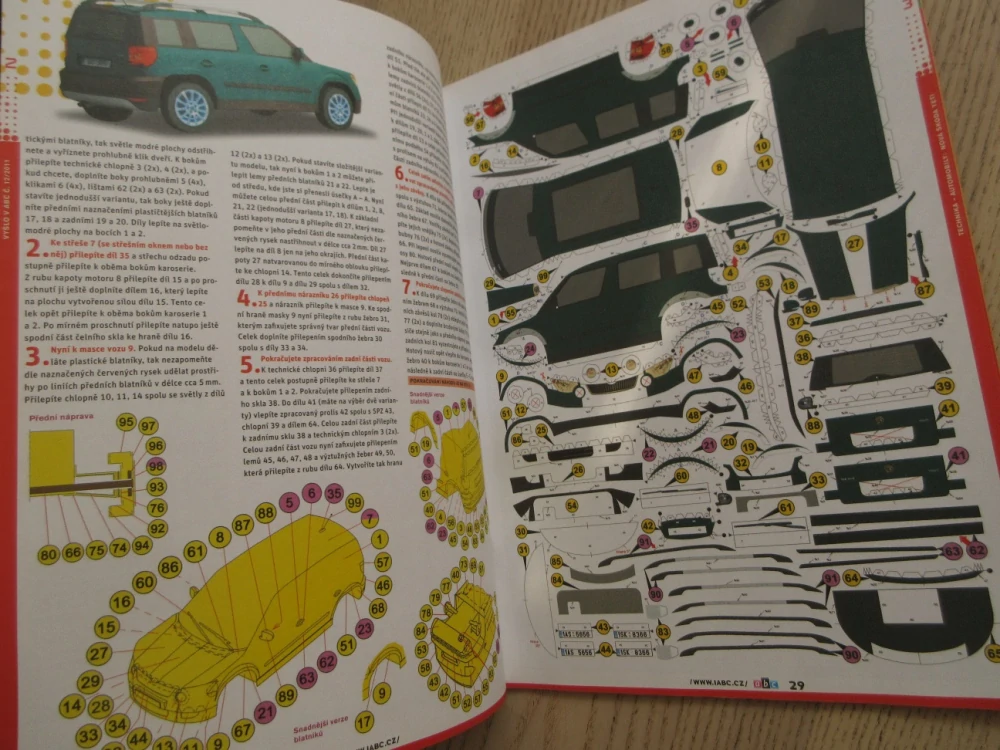 ABC, 12/2011, KOMPLETNÍ DÉČKA, DOPRAVA, ŠKODA YETI