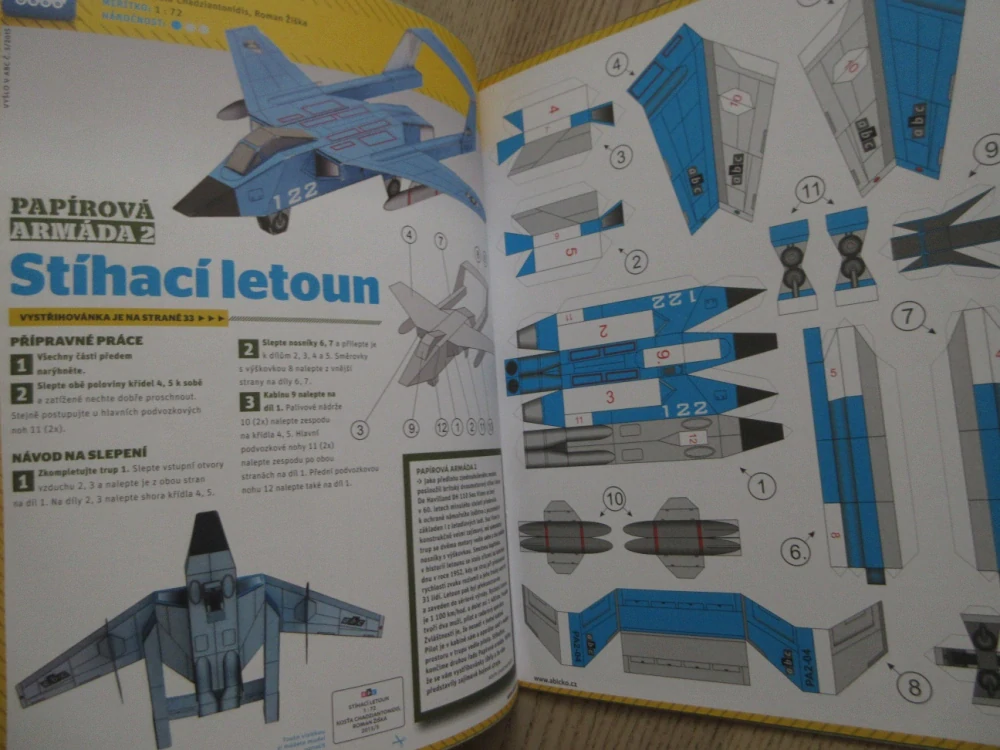 ABC, 5/2015, KOMPLETNÍ DÉČKA, STÍHACÍ LETOUN