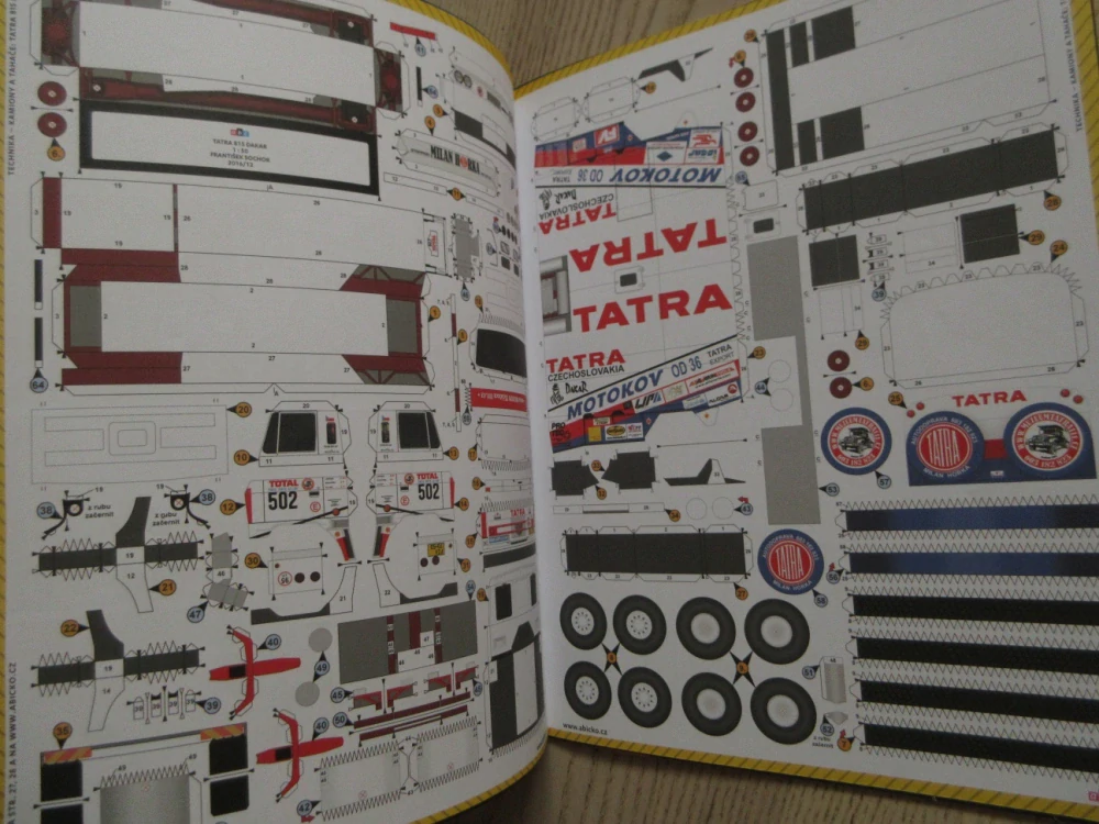 ABC, 12/2016, KOMPLETNÍ DÉČKA, WARCRAFT, TATRA 815 DAKAR