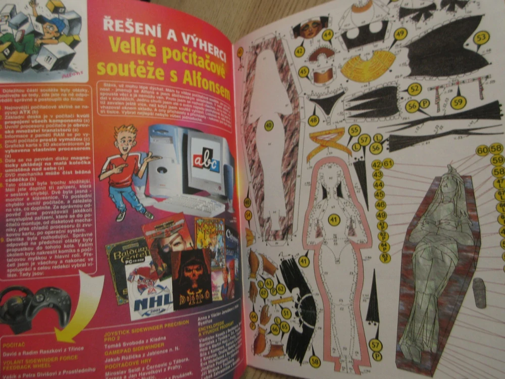 ABC, 10/2001, KOMPLETNÍ DÉČKA, MUMIE