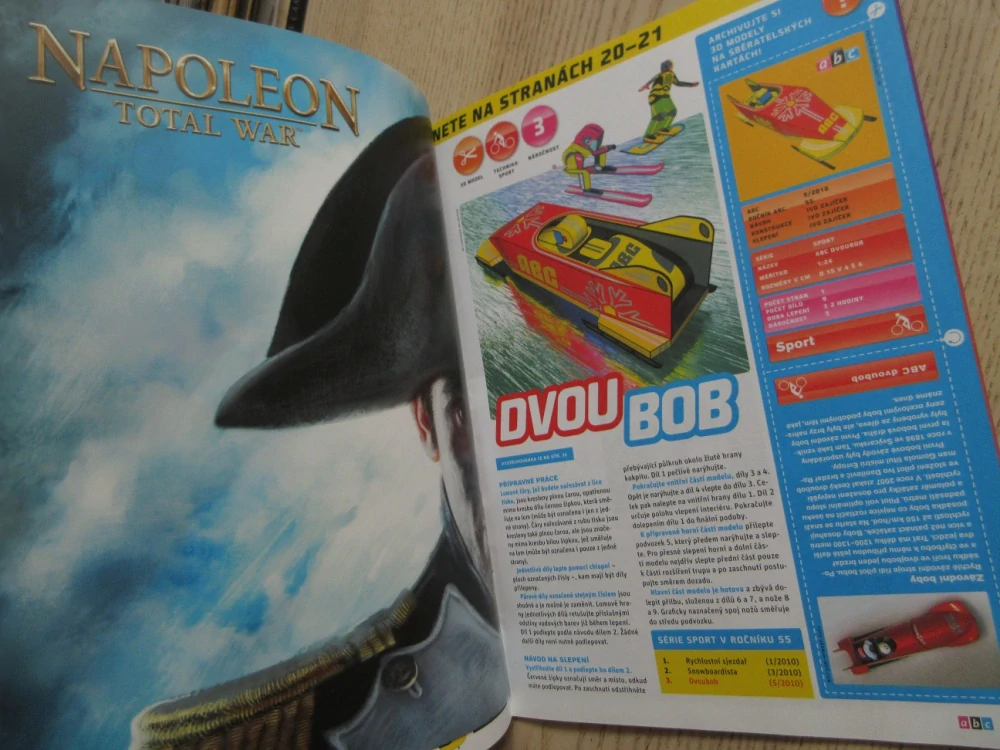 ABC, 5/2010, KOMPLETNÍ DÉČKA, SPORT, DVOUBOB