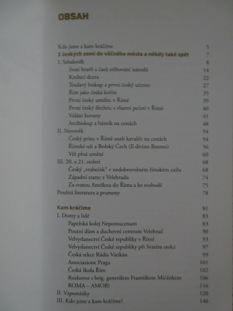 ČESKÉ STOPY V ŘÍMĚ, BENEDICTA HÜBNEROVÁ, DAVID VÁLKA, **an