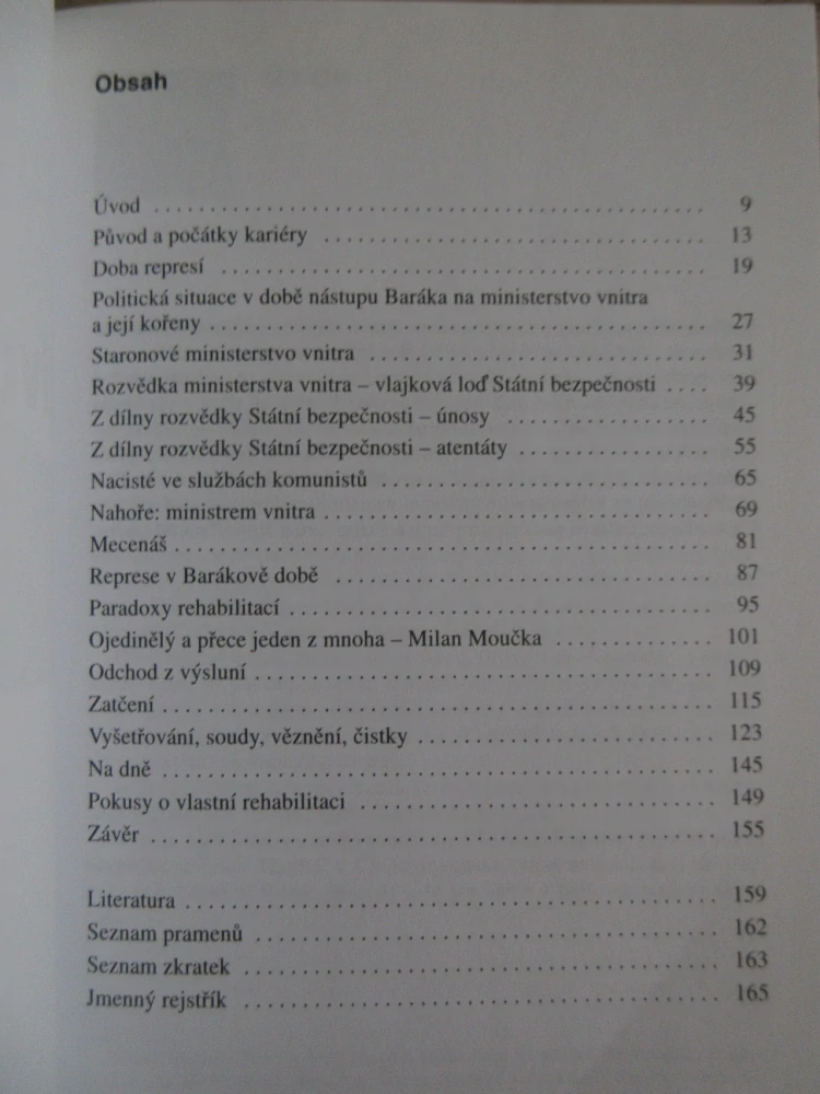 ŽIVOT A DOBA MINISTRA RUDOLFA BARÁKA, PROKOP TOMEK, **an