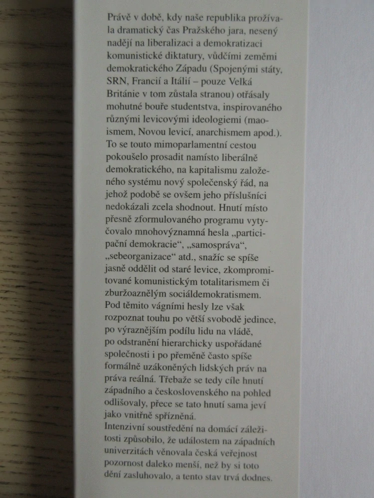 HNUTÍ '68 NA ZÁPADĚ: STUDENTSKÉ BOUŘE V USA A ZÁPADNÍ EVROPĚ, INGRID GILCHER-HOLTEYOVÁ, **an