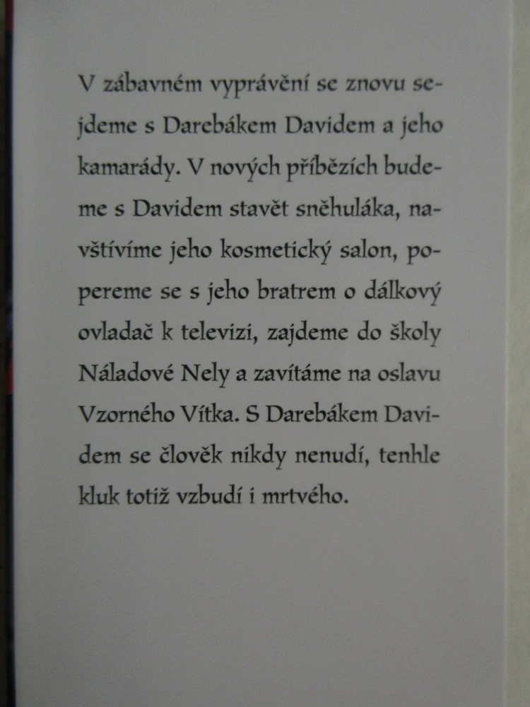 DAREBÁK DAVID ČARUJE, FRANCESCA SIMONOVÁ, TONY ROSS, **an