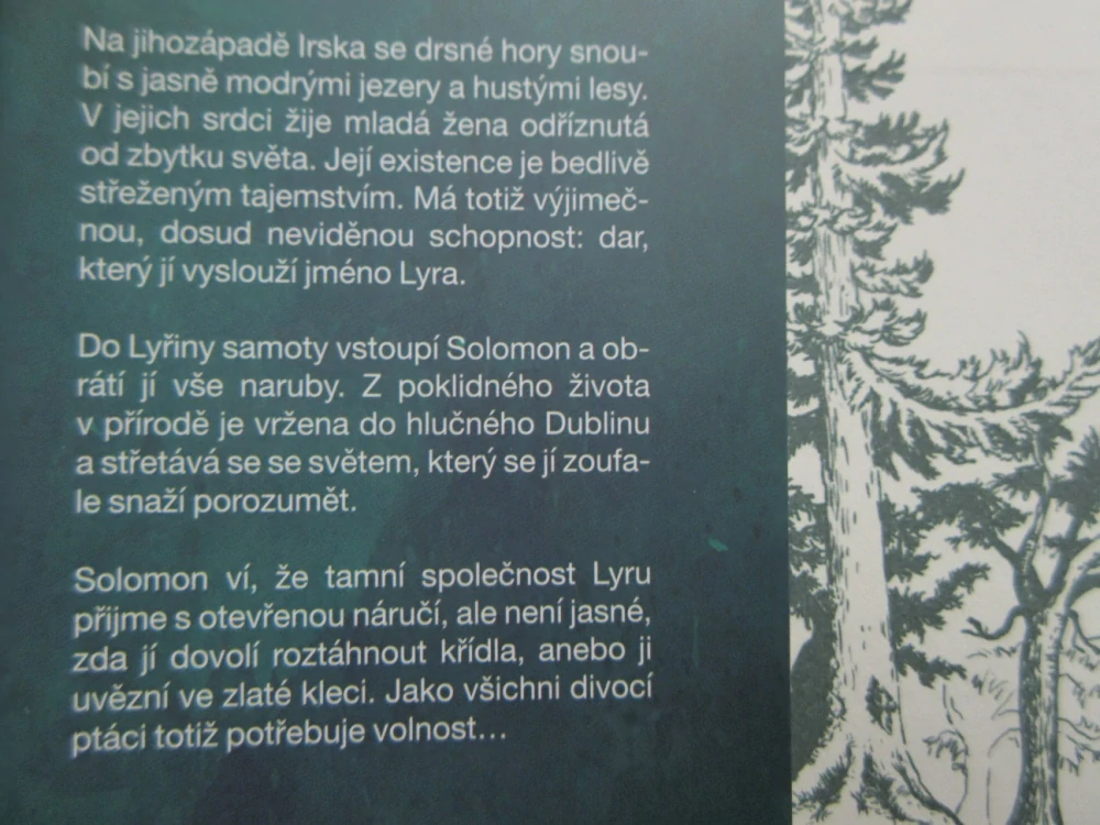DÍVKA ZVANÁ LYRA. CECELIA AHERN, **an