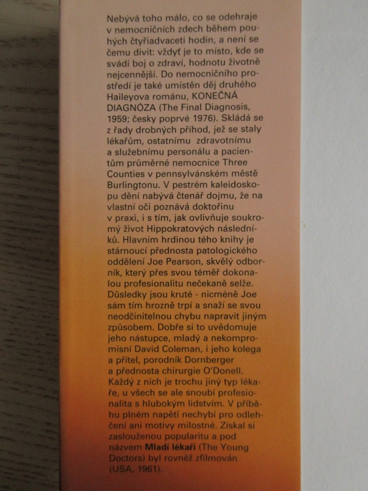 KONEČNÁ DIAGNÓZA, ARTHUR HAILEY, **an