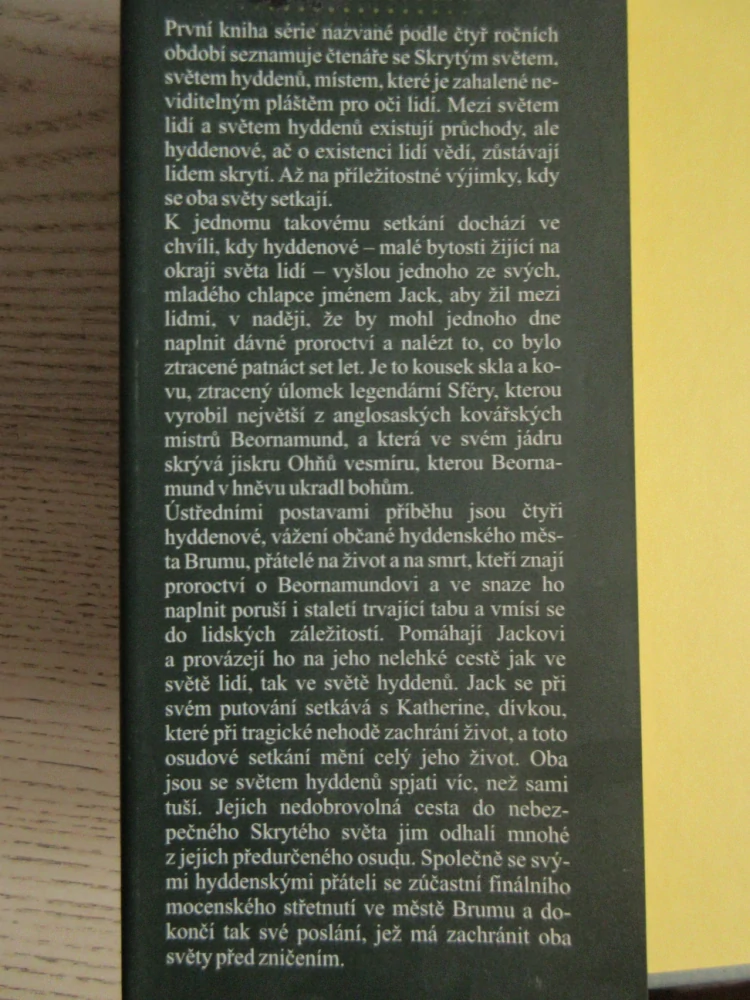 JARO, SKRYTÝ SVĚT, WILLIAM HORWOOD, **an
