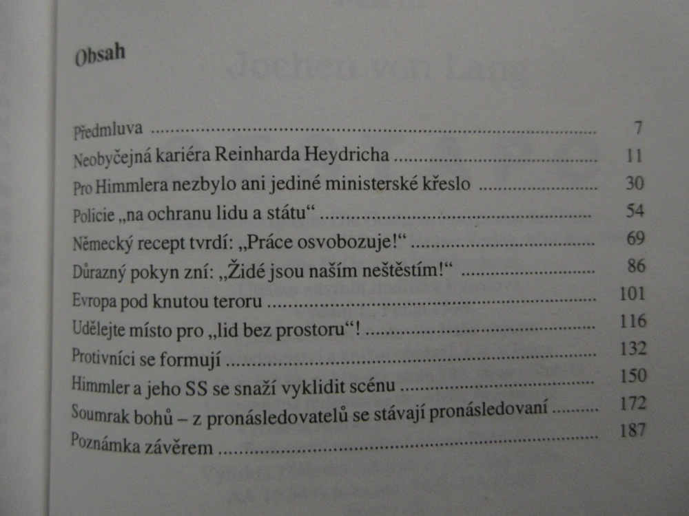 GESTAPO, JOCHEN VON LANG, **an