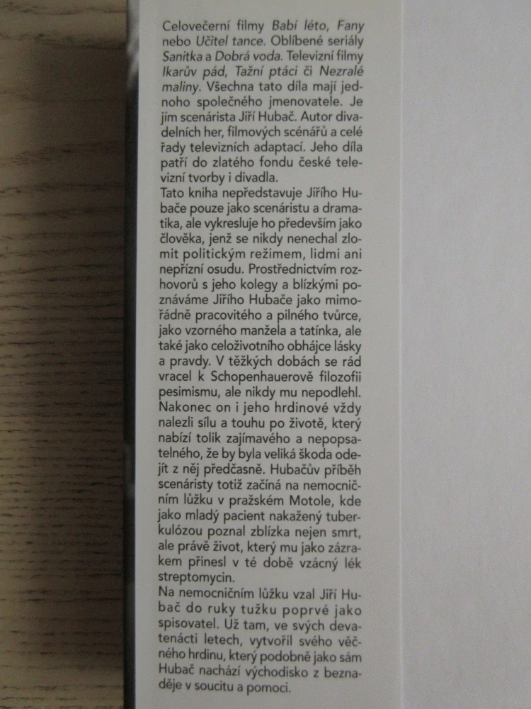 JIŘÍ HUBAČ: ŠLECHTIC PŘÍBĚHŮ, PATRIK ULRICH, **an