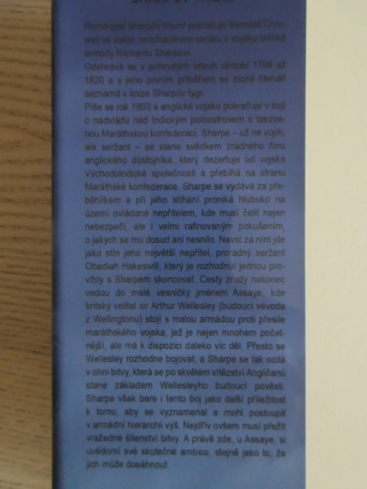 SHARPŮV TRIUMF, BERNARD CORNWELL, **an