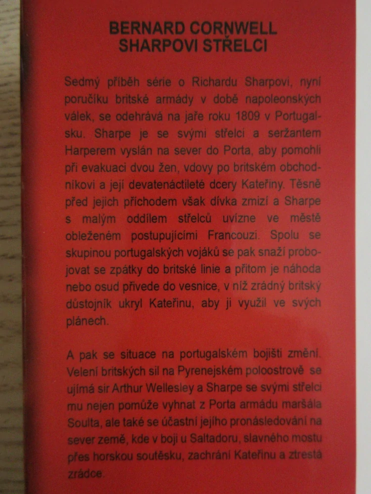 SHARPŮV ÚDER, BERNARD CORNWELL, **an