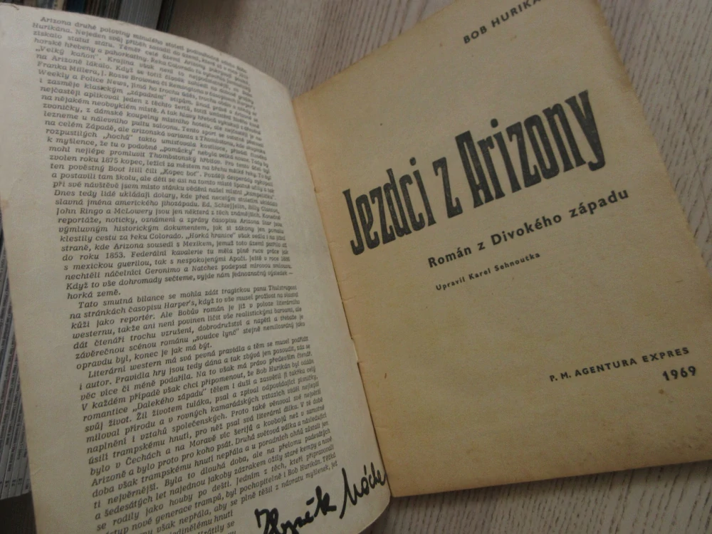JEZDCI Z ARIZONY, BOB HURIKÁN, KAREL SAUDEK, 1969, **an