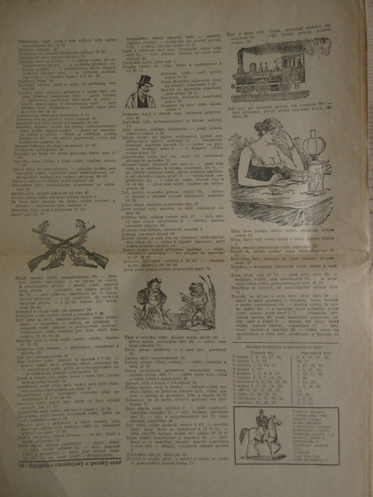 EGYPTSKO-CHALDEJSKÝ A PERSKÝ SNÁŘ, 1990